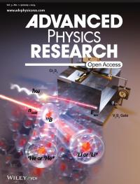 Cover image for this paper published in Advanced Physics Research.