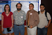 Dr. Dowben with Research Group