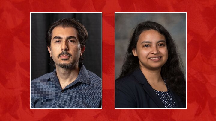 Ozan Ciftci on left and Shudipto Dishari on right. 