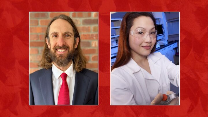 Forrest Kievit (L) and Rebecca Lai (R).