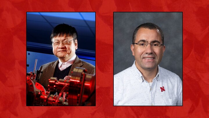 Yongfeng Lu (left) and Abdelghani Laraoui (right).